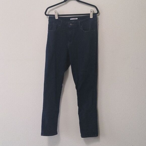 Levi's Classic Mid-Rise Skinny Deep Indigo Jeans - Picture 1 of 5